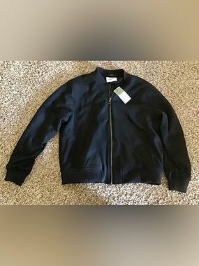 Goodfellow & Co Black Zip Bomber Jacket
